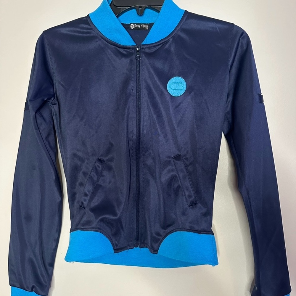 Chase & Hug Navy Blue Bomber Jacket